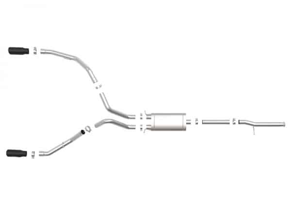 aFe Apollo GT Series 3 IN 409 SS Cat-Back Exhaust System w/ Black Tip GM Sierra 1500 09-18 - Image 2