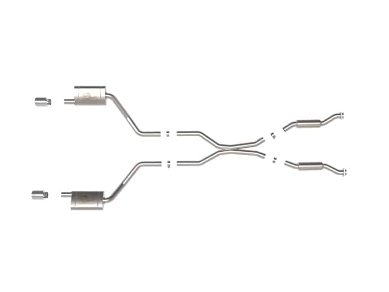 aFe 11-21 Dodge Durango V6-3.6L/V8-5.7L MACH Force-Xp 304 SS Cat-Back Exhaust System w/ Polished Tip - Image 2