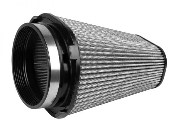 aFe MagnumFLOW Pro Dry S Air Filter (7.5x5.5in) F x (9x7in) B x (5.75x3.75in) T (Carbon) x 10in H - Image 3