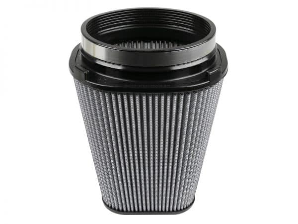aFe MagnumFLOW Pro Dry S Air Filter (7.5x5.5in) F x (9x7in) B x (5.75x3.75in) T (Carbon) x 10in H - Image 2