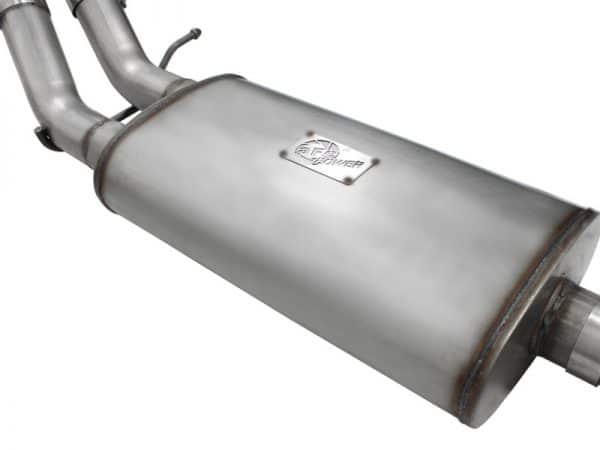 aFe Power MACHForce XP Exhaust System Cat-Back 409 Stainless Steel 07-08 Hummer H2 V8 6.0L/6.2L - Image 6