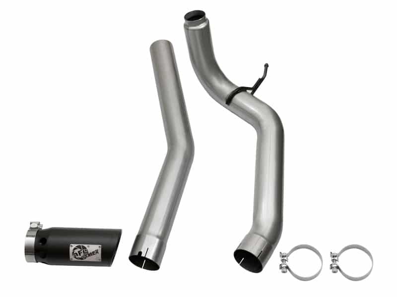 aFe LARGE Bore HD DPF-Back SS Exhaust w/ Black Tip 2016 Nissan Titan XD V8-5.0L (td) - Image 8
