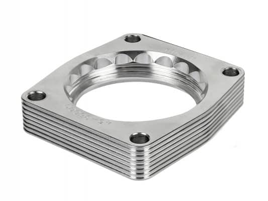 Alternative view of aFe Silver Bullet Throttle Body Spacer TBS 17-19 Nissan Patrol (Y61) I6-4.8L