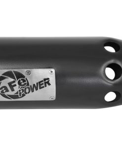 aFe Power Intercooled Tip Stainless Steel - Black 4in In x 5in Out x 12in L Clamp-On