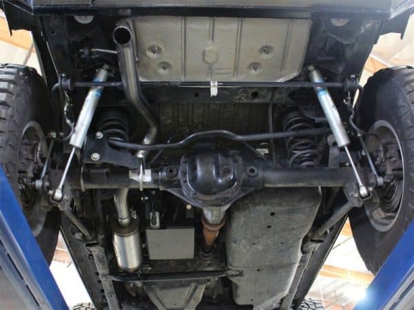 aFe Scorpion 2-1/2in Aluminized Steel Cat-Back Exhaust 07-18 Jeep Wrangler (JK) V6 3.6L/3.8L (2/4dr) - Image 2