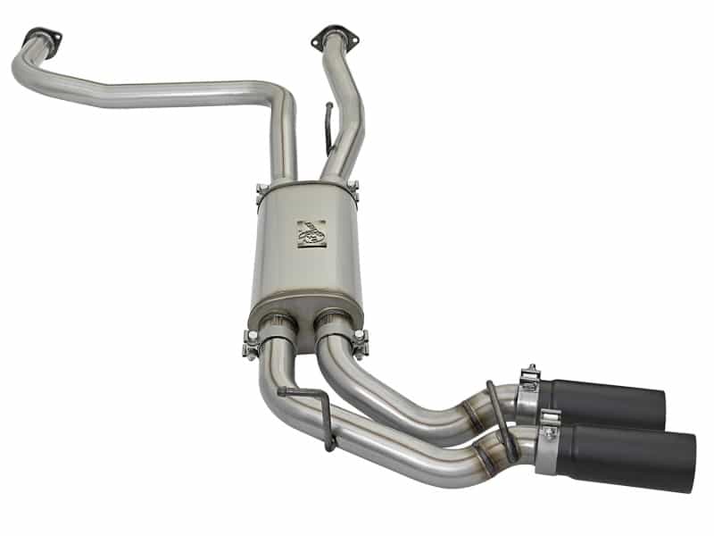 aFe Rebel Series 3in 409 SS Cat-Back Exhaust w/ Black Tips 04-15 Nissan Titan V8 5.6L - Image 7