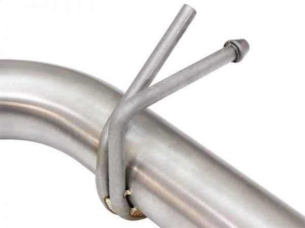 aFe 11-16 Scion TC L4-2.5L 304SS 2-1/4in to 2-1/2in Axle-Back Takeda Exhaust w/ Polished Tip - Image 3