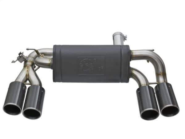 aFe MACHForce XP 3in - 2 1/2in Axle Back 304SS Exhaust w/ Carbon Fiber Tips 16-17 BMW M2 (f87) - Image 9
