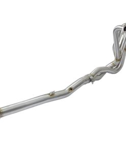 aFe Power Twisted Steel Long Tube Header & Connection Pipes (Street Series) 01-16 Nissan Patrol