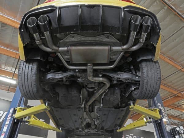aFe MACHForce XP 3in-2.5in 304SS Exhaust Cat-Back 15-20 Audi S3 L4-2.0L (t) - Black Tips - Image 5