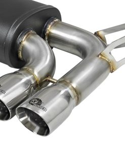 Alternative view of aFe MACH Force-Xp 2.5in 304 SS Cat-Back Exhaust w/ Polished Tips 01-06 BMW M3