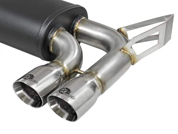 aFe MACH Force-Xp 2.5in 304 SS Cat-Back Exhaust w/ Polished Tips 01-06 BMW M3 - Image 2