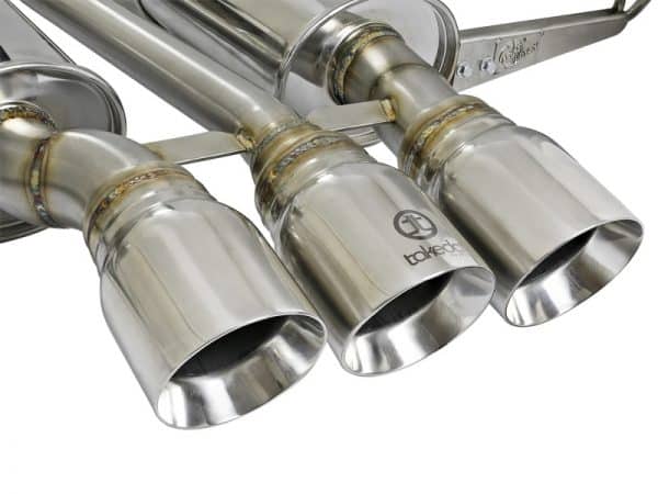 aFe Takeda 3in 304 SS Cat-Back Exhaust w/ Tri-Polished Tips 17-18 Honda Civic Type R L4 2.0L (t) - Image 5