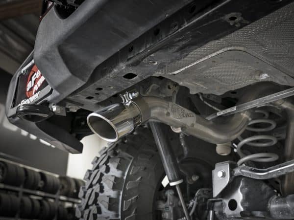 aFe MACH Force-Xp 2.5in 409SS Axle-Back Hi-Tuck Exh Sys w/ Pol Tip 18-20 Jeep Wrangler (JL) V6 3.6L - Image 7