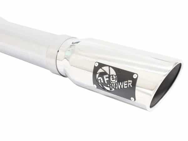 aFe MACHForce XP SS Exhaust 3in to 3.5in Cat-Back w/ Polished Tip 15 Ford F-150 EcoBoost V6 2.7/3.5L - Image 6