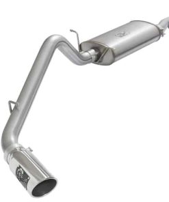 aFe MACHForce XP Exhausts Cat-Back Polished Tips 09-17 GM Silverado 1500 4.3/5.3L RegCab SB/LB