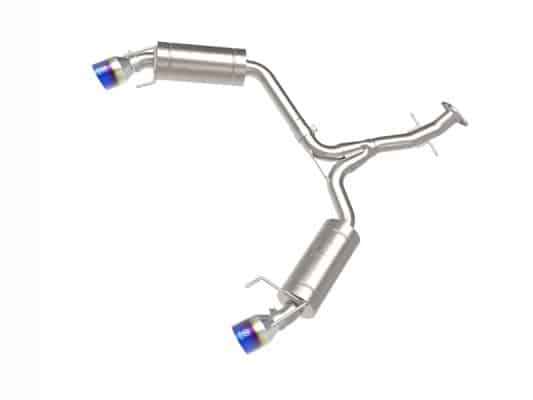 aFe POWER Takeda 06-13 Lexus IS250/IS350 SS Axle-Back Exhaust w/ Blue Flame Tips