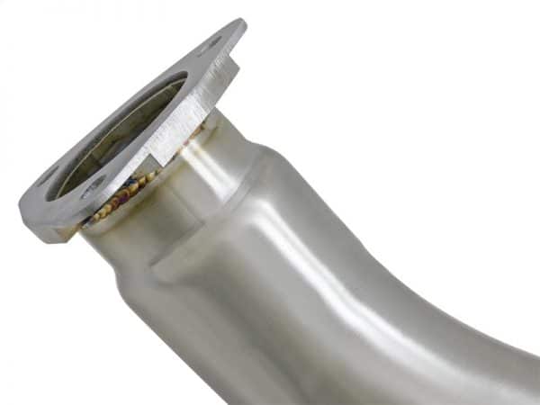 aFe Takeda 3in 304 SS Cat-Back Exhaust w/ Tri-Polished Tips 17-18 Honda Civic Type R L4 2.0L (t) - Image 4