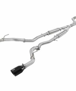 aFe POWER Takeda 2.5in 304 SS CB Exhaust w/ Black Tips 17-19 Infiniti Q60 V6-3.0L (tt)