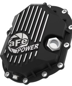 AFE Power 11-18 GM 2500-3500 AAM 9.25 Axle Front Differential Cover Black Machined Street Series