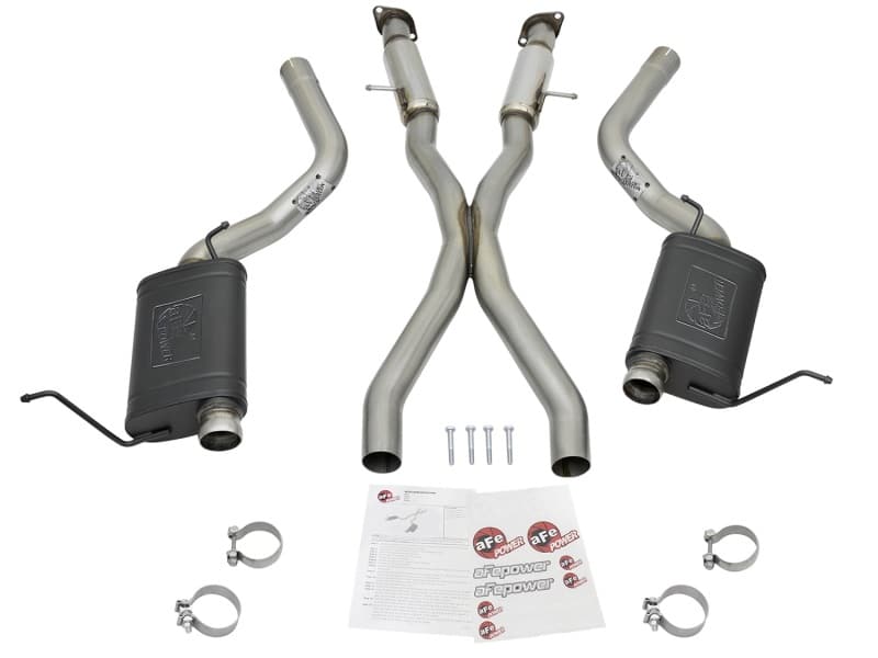 aFe MACHForce XP 12-17 Jeep Grand Cherokee WK2 SRT8 V8-6.4L 304SS Cat-Back Exhaust System - Image 5