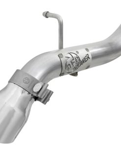 Alternative view of aFe MACH Force-Xp 2.5in Catback High-Tuck Exhaust 18-21 Jeep Wrangler (JL)3.6L 4-Door - Polished Tip