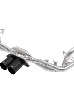 afe 14-16 Porsche 911 GT3 991.1 H6 3.8L MACH Force-Xp 304 SS Cat-Back Exhaust System w/ Black Tips