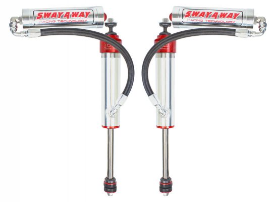 aFe 97-17 Nissan Patrol Sway-A-Way 2.5in Front Shock Kit w/ Remote Reservoir for OE Ride Height