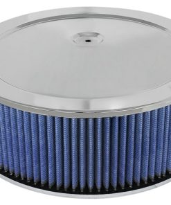 aFe MagnumFLOW Air Filters Round Racing P5R A/F Chrome Assy 14x5: Blk/Blue E/M