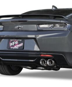 Alternative view of aFe MACHForce XP 3in 304 Stainless Steel Cat-Back Exhaust 16-17 Chevy Camaro SS V8-6.2L