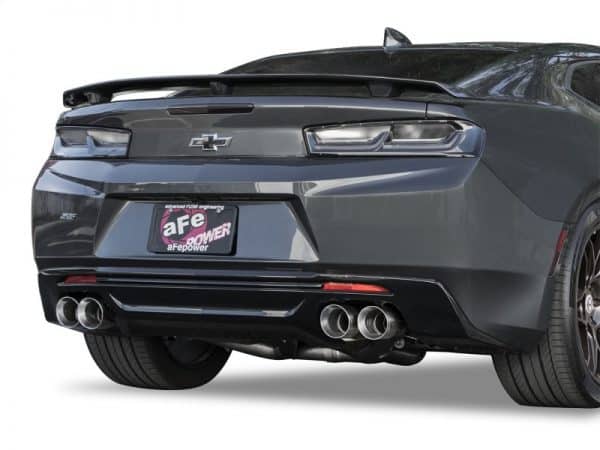 aFe MACHForce XP 3in 304 Stainless Steel Cat-Back Exhaust 16-17 Chevy Camaro SS V8-6.2L - Image 2