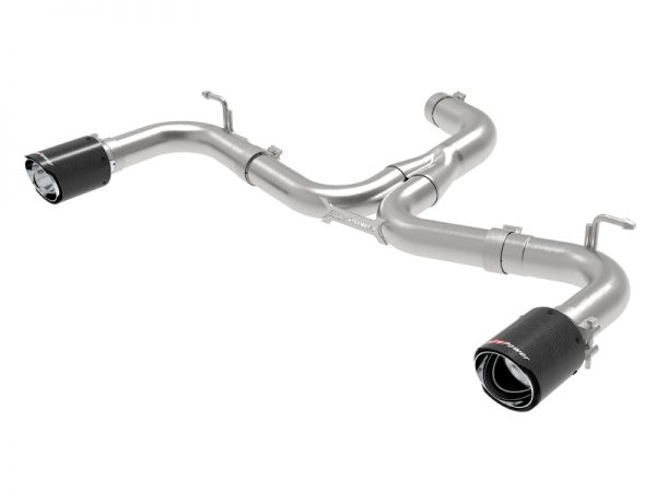 aFe MACH Force-Xp 3in to 2-1/2in Stainless Steel Axle-Back Exhaust Carbon - 15-17 Volkswagen GTI - Image 6