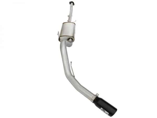 aFe MACHForce XP Exhaust 3in-3.5in SS Single Side Exit CB w/ Black Tips 15 Ford F150 V8 5.0L CC/SB - Image 5