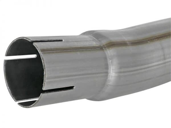 aFe Twisted Steel 2in Stainless Steel Loop Delete Down-Pipe 2018+ Jeep Wrangler (JL) V6 3.6L - Image 5