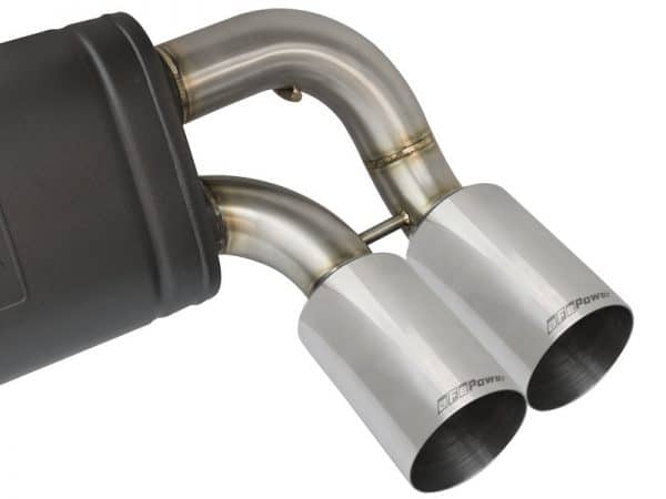 aFe 16-18 BMW M2 L6-3.0L MACH Force-Xp 3in to 2.5in 304 SS Cat-Back Exhaust System-Quad Polish Tips - Image 4