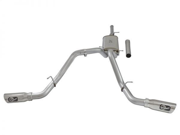 aFe MACH Force-Xp 3in CB SS Dual Exhaust w/Polished Tips 09-16 GM Silverado/Sierra 4.3L/4.8L/5.3L - Image 3