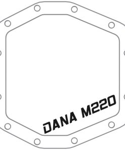 Alternative view of aFe Street Series Rear Differential Cover Black w/Machined Fins 20+ Jeep Gladiator JT (Dana M220)