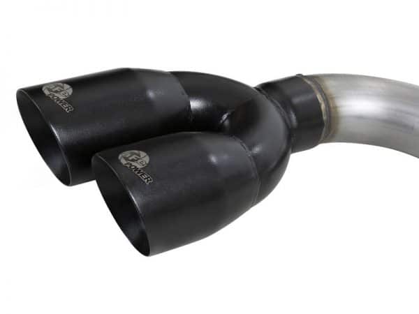 aFe Vulcan Series 3in 304SS Exhaust Cat-Back w/Blk Tip 2019 GM Silverado/Sierra 1500 L4-2.7L (t) - Image 2