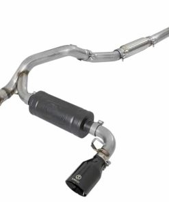 aFe Takeda 3in 304 SS Cat-Back Exhaust System w/ Black Tips 16-18 Ford Focus RS I4-2.3L (t)