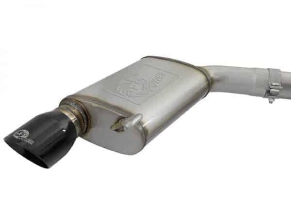 aFe MACHForce XP 3in 304 SS Cat-Back Exhausts w/ Black Tips 15-17 Ford Mustang GT V8-5.0L/V6-3.7L - Image 4