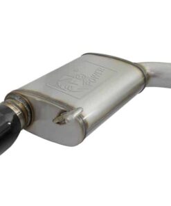 Alternative view of aFe MACHForce XP 3in 304 SS Loud Tone Cat-Back w/ Black Tips 15-17 Ford Mustang V6-3.7L/V8-5.0L