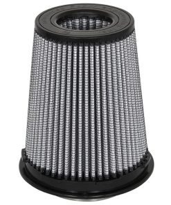 aFe MagnumFLOW Pro DRY S Replacement Air Filter 4in F x 6in B (mt2) x 4-1/2in T (Inv) x 7-1/2in H