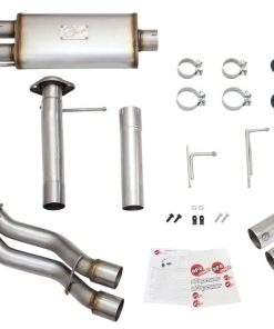 Alternative view of aFe Rebel Exhausts 3in SS Cat-Back 09-14 Ford F-150 4.6/5.0/5.4L w/ Polished Tips