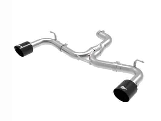 aFe 18-20 VW GTI (MK7.5) 2.0L MACH Force-Xp 3in to 2.5in 304 SS Axle-Back Exhaust System-Black Tips