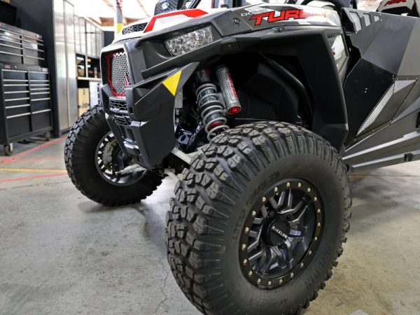 aFe 17-19 Polaris RZR 925/1000cc Sway-A-Way 2.5 Front Coilover Kit w/ PB Reservoirs and Comp Adj - Image 2