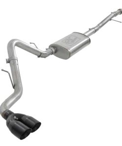 aFe Vulcan Series 3in 304SS Exhaust Cat-Back w/Blk Tip 2019 GM Silverado/Sierra 1500 V6-4.3L/V8-5.3L