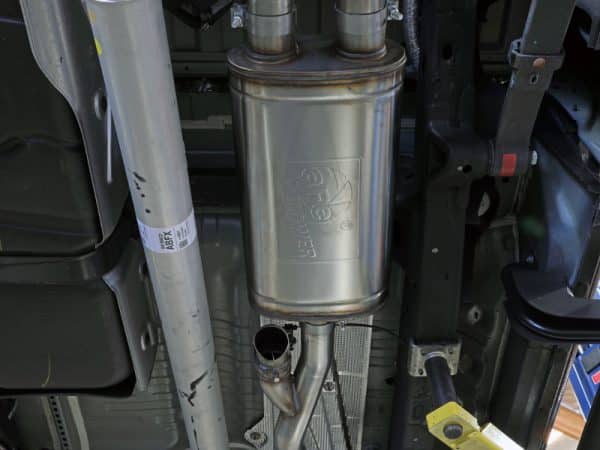 aFe Gemini XV 3in 304 SS Cat-Back Exhaust w/ Cutout 19-21 GM Silverado/Sierra 1500 V8 - Image 8