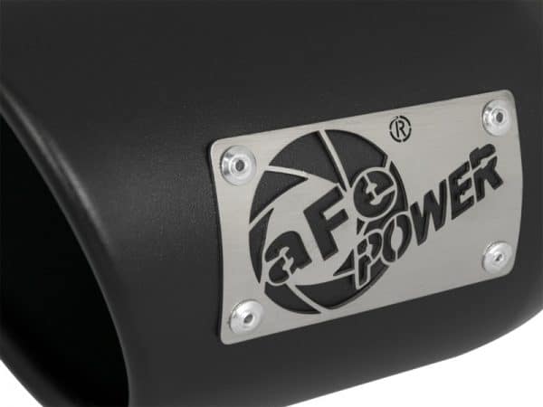 aFe MACH Force-Xp 409 SS Exhaust Tip Black (Left Side) 3in In x 4-1/2in Out x 9in L Clamp-On - Image 5