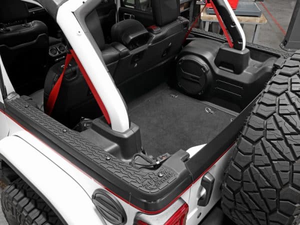 aFe 18-22 Jeep Wrangler JL (4-Door Models w/ 3-Piece Hard-Top Only) Terra Guard Tub Rail Covers - Image 3