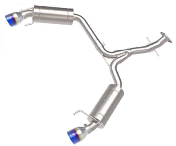 aFe POWER Takeda 06-13 Lexus IS250/IS350 SS Axle-Back Exhaust w/ Blue Flame Tips - Image 7